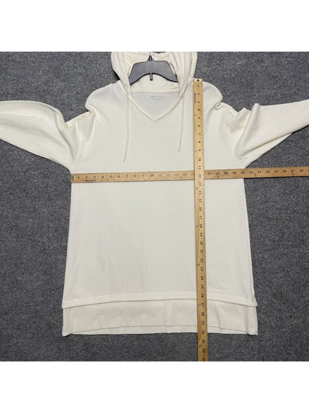 Athleta Sundown Alliance Hoodie Sweatshirt Magnolia White Womens M - Picture 5 of 5